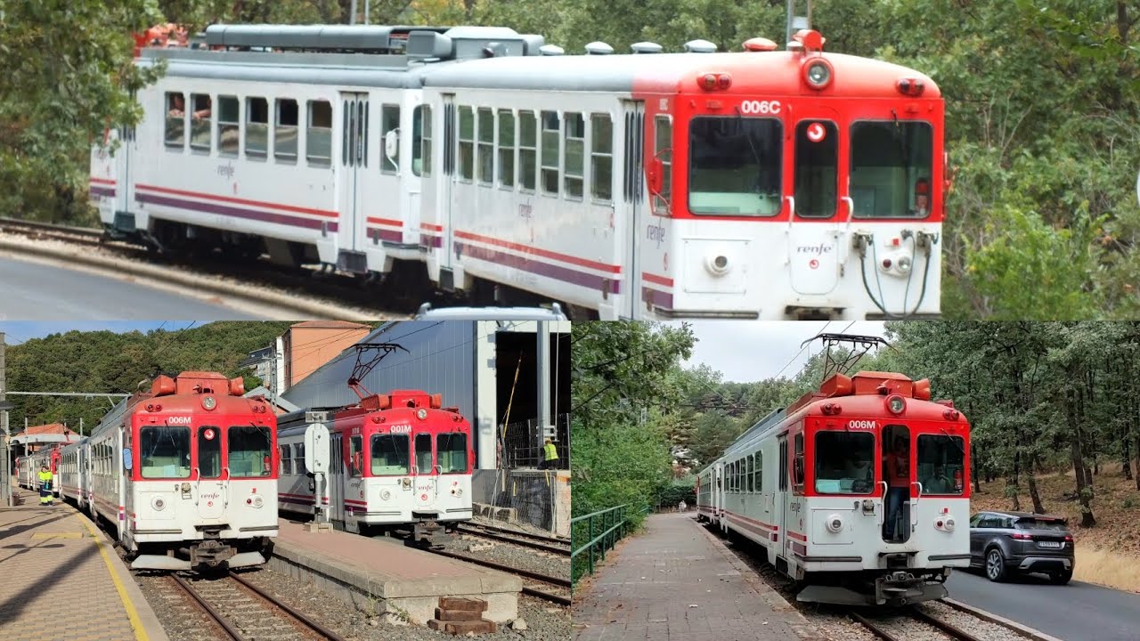 Ferrocarril Espa&ntilde;ol: Serie 442 (En Pruebas) L&iacute;nea C-9 Cercedilla-Puerto de Navacerrada - Cotos