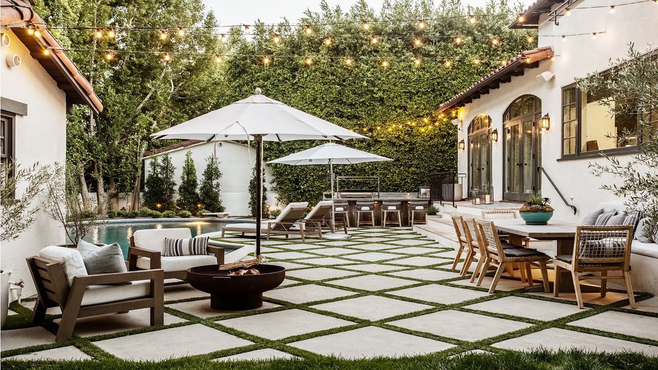 STUNNING FRONTYARD PATIO DECOR IDEAS | TIPS TO ELEVATE YOUR HOME ENTRANCE CURB APPEAL WITH PATIOS