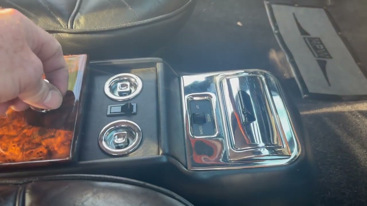 1982 Rolls Royce Corniche Center Console Cover Update