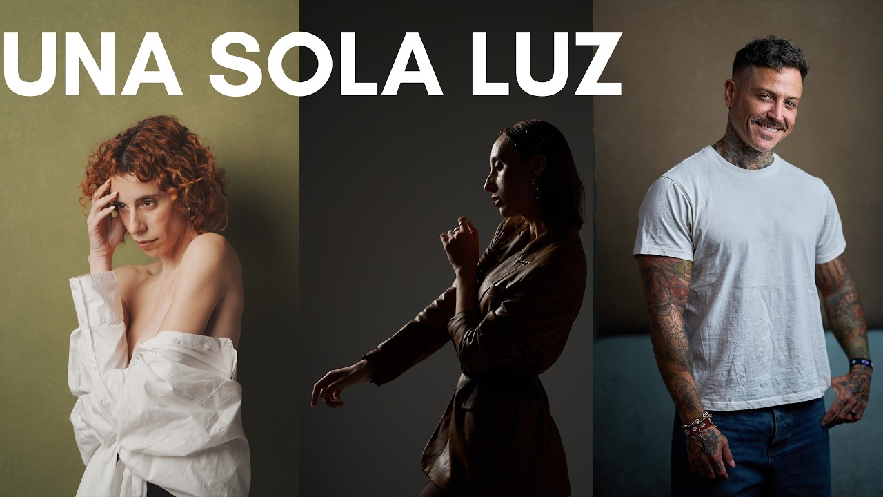 01 - Cómo entender la iluminación con UNA SOLA LUZ