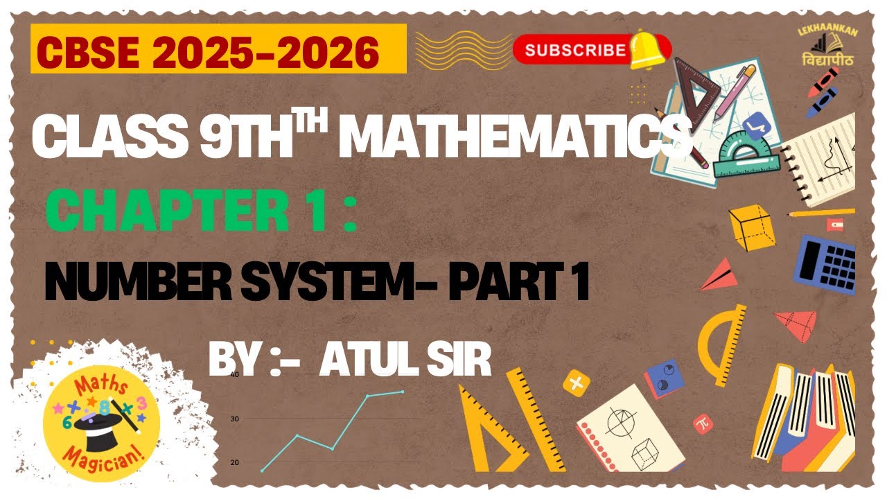 📘 Class 9 Maths – Number System (Part 1) | Lekhankaan Vidyapeeth | Atul Garg Sir