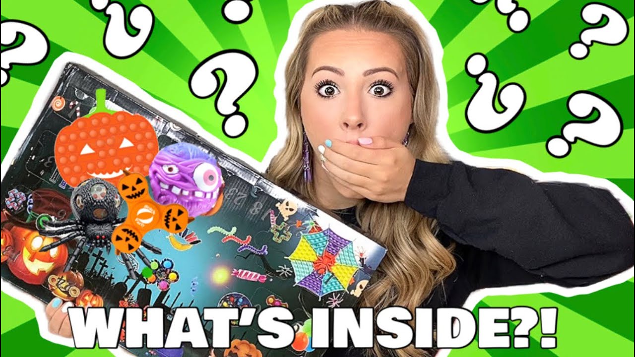 I OPENED EVERY WINDOW IN MY HALLOWEEN FIDGET ADVENT CALENDAR & GOT SCAMMED?! 😱😡