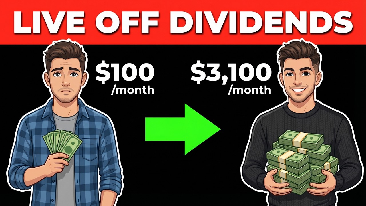 This is The FASTEST Possible Way You Can Live Off Dividends. ($3100/Month)