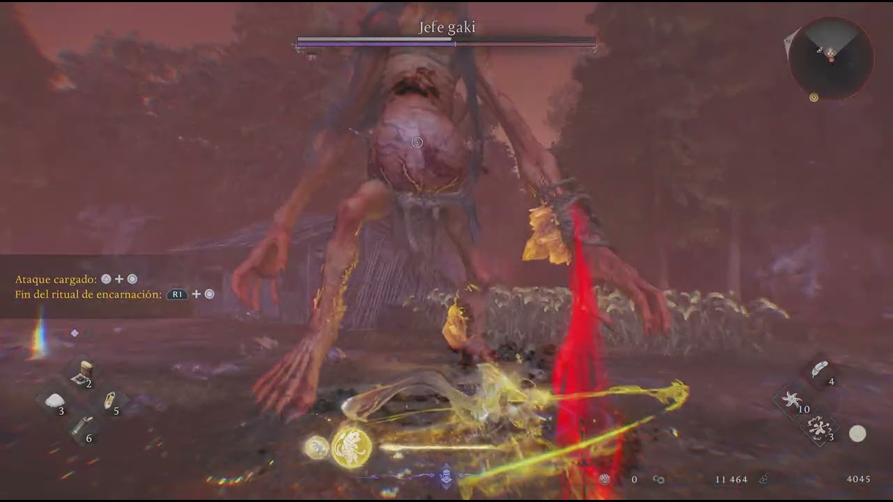 Nioh 3 Derrotando el jefe Gaki
