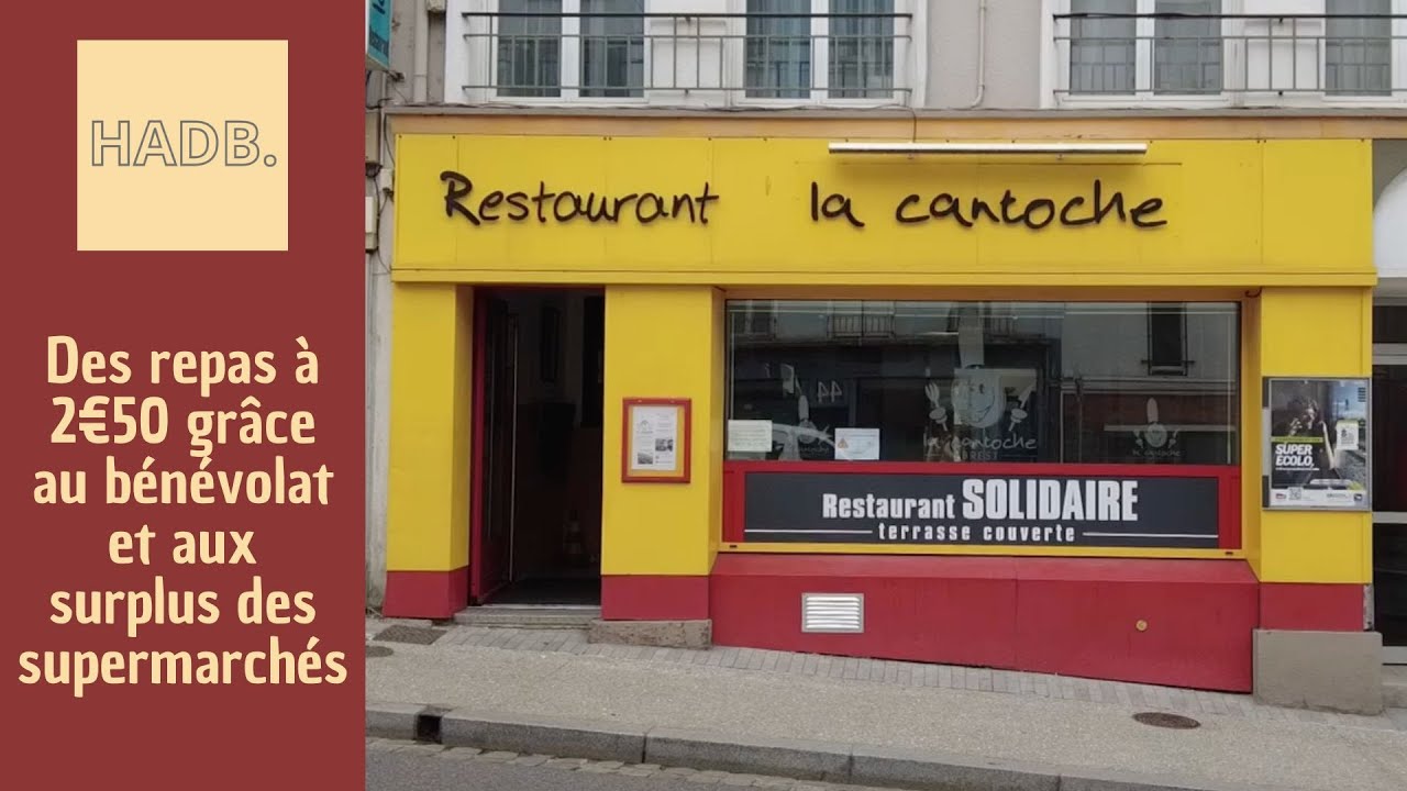 Un restaurant solidaire à Brest : La Cantoche