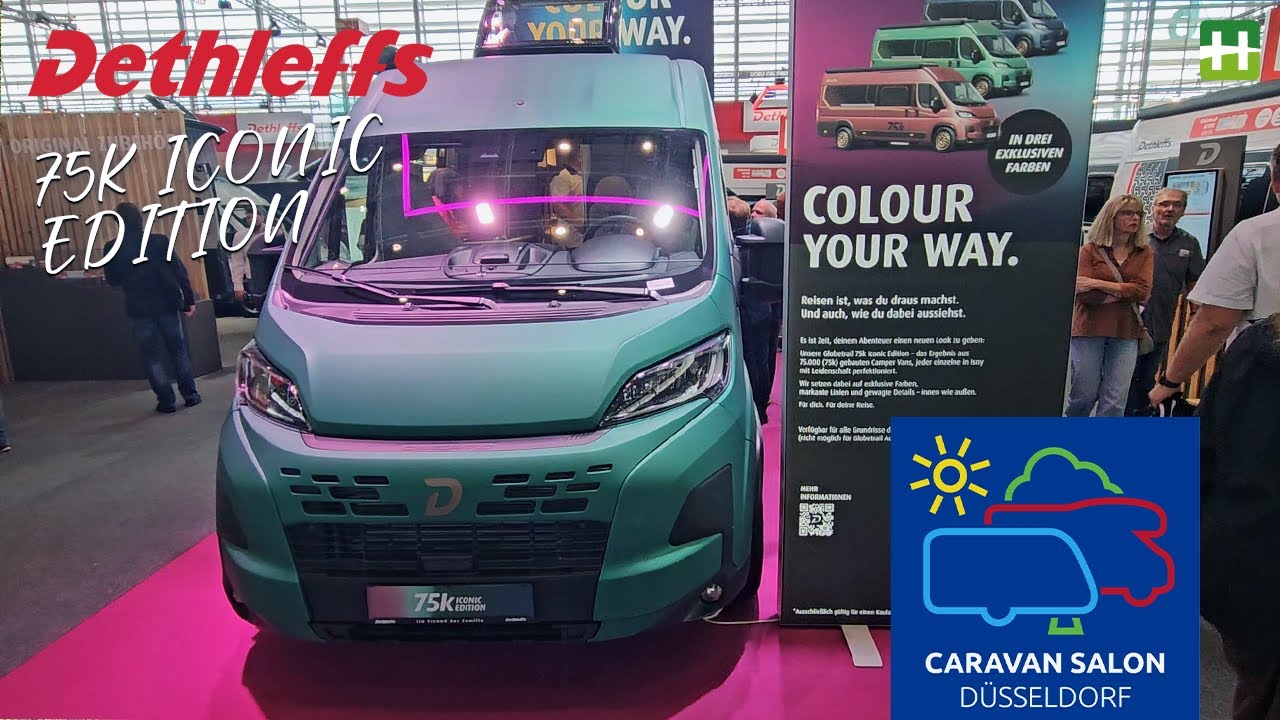 Caravan Salon Düsseldorf 2025 | Dethleffs Globetrail 75k Iconic Edition Vlog | Highbridge Caravans