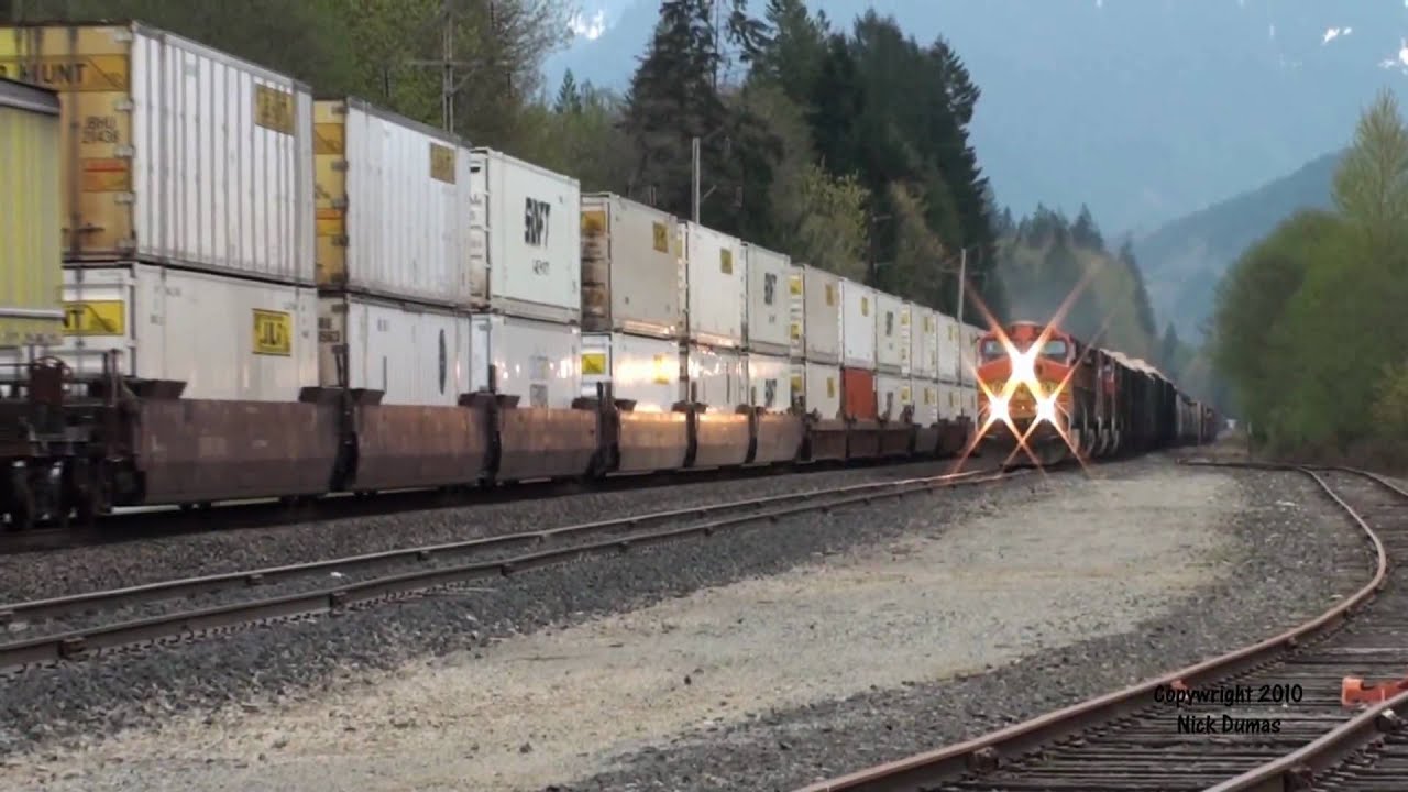Railfanning Stevens Pass 4/17/2010 PART 1