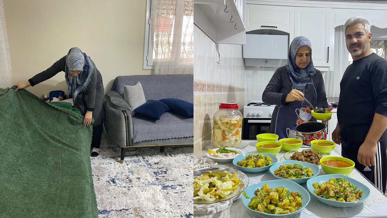 Yeni Koltukların Örtüleri Geldi~Ciğer Sote Nefis Patates Salatası Arpa Şehriye Çorbası😍