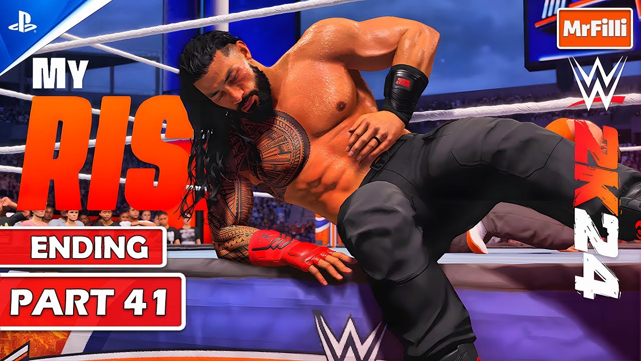 WWE 2K24 - MyRise UNDISPUTED | Mr Filli vs Roman Reigns | Part 41 | PS5 [4K HDR 60FPS] No Commentary