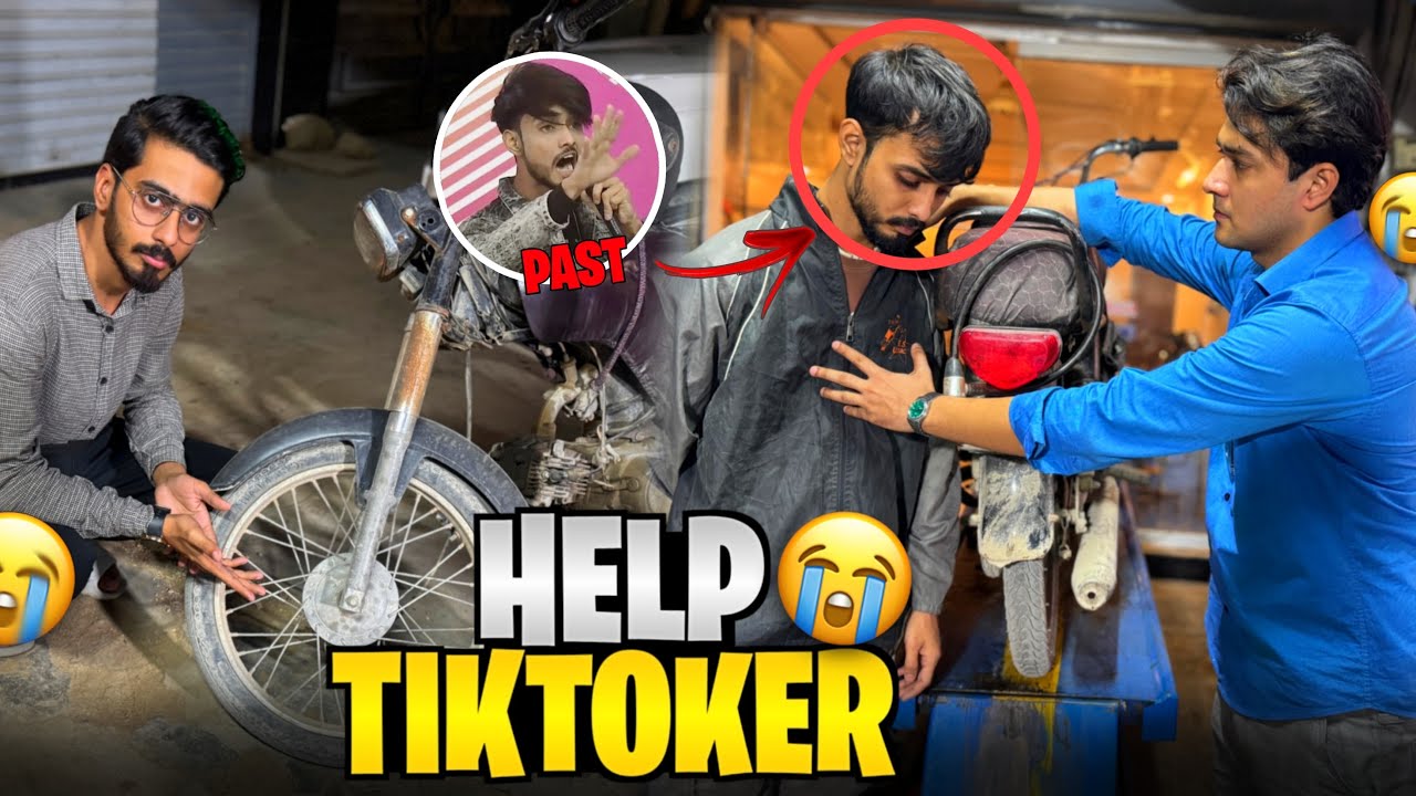 20 Hazar ka kharcha 🤷🏻 tiktoker ki bike banwa di 🙏 Haris ny bike kharab krdi 😡