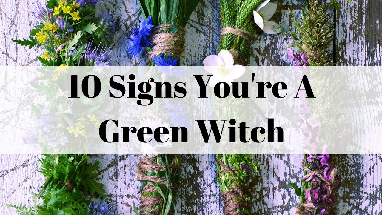 10 Signs You're A Green Witch || Types Of Witch's Series