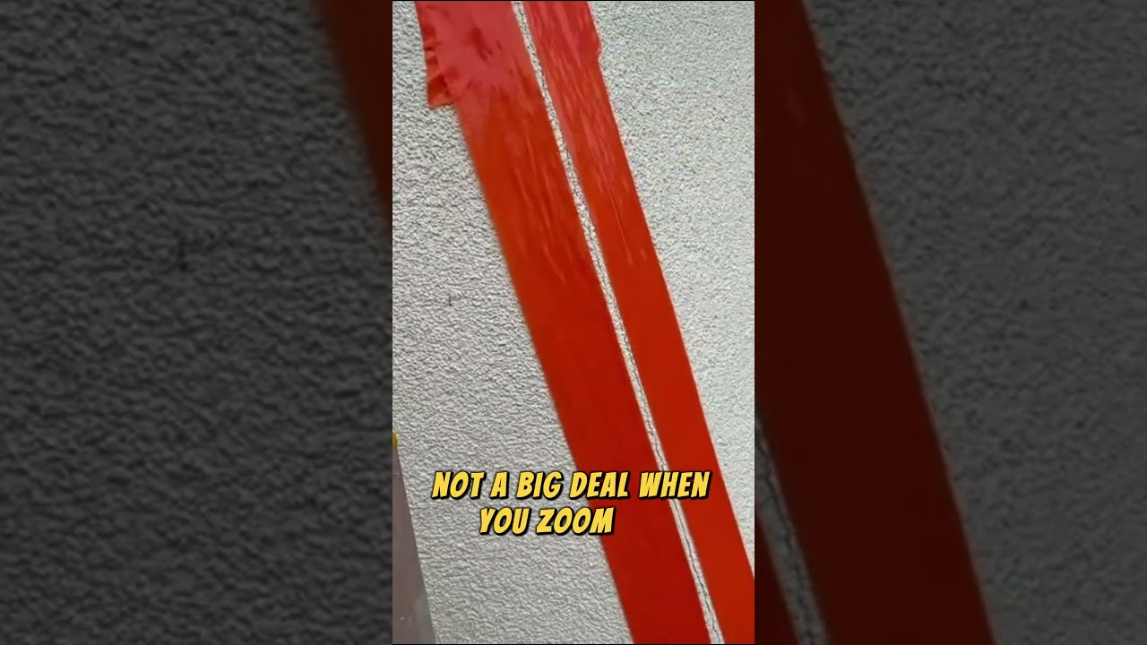 Hairline Crack Repair on Thin Coat Render | Plastering and Rendering Tips