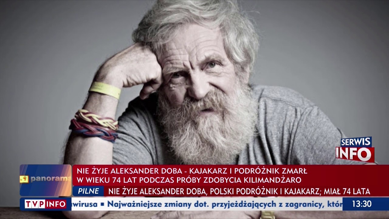 Nie żyje znany podróżnik Aleksander Doba