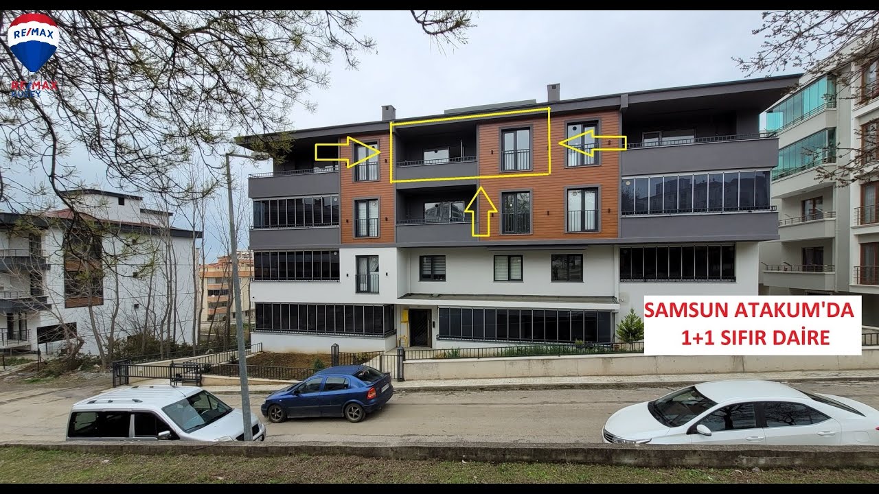 SAMSUN ATAKUM'DA SATILIK SIFIR 1+1 DAİRE