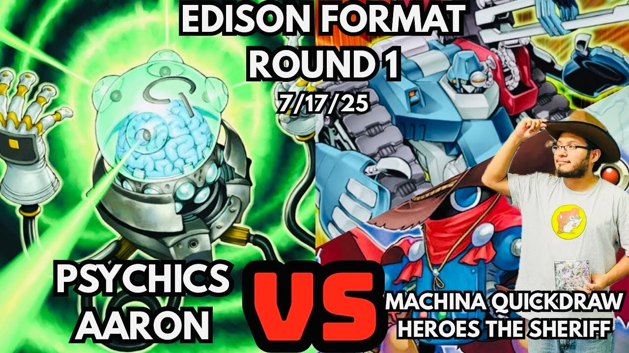 Edison Format Round 1: Psychics Vs Machina Quickdraw Heroes!