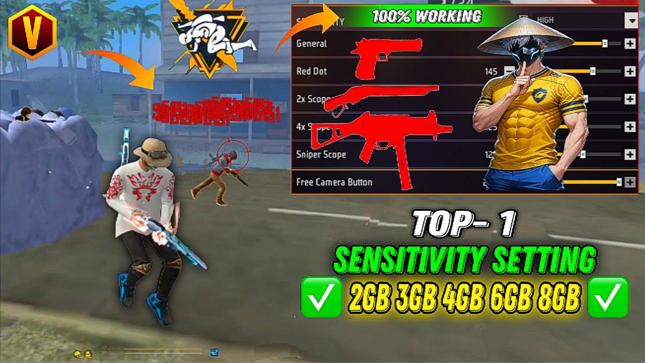 Free Fire Headshot Setting After Ob52 Update 2026⚡Best Sensitivity Settings ⚙️| Sensitivity Setting 