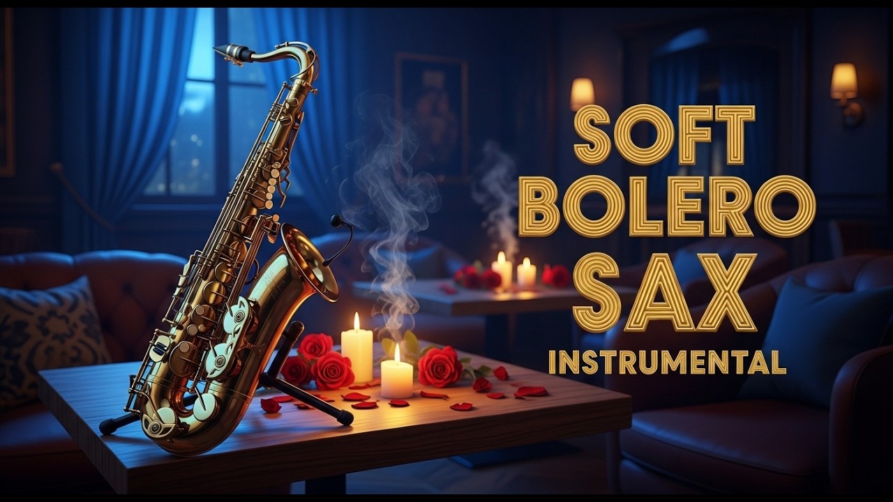 Soft Bolero Sax Instrumental Night | Música Tranquila y Calmante