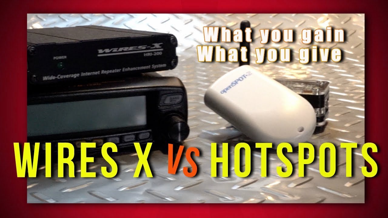 The Difference Between Yaesu WiresX And Hotspots | K6UDA Radio