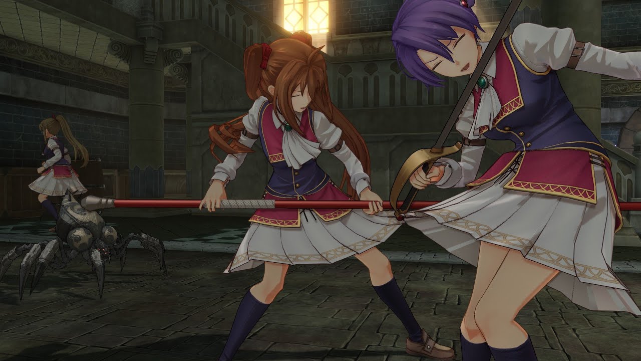 クモ魔獣に蹂躙される三人娘 【リョナ/ryona】空の軌跡the1st