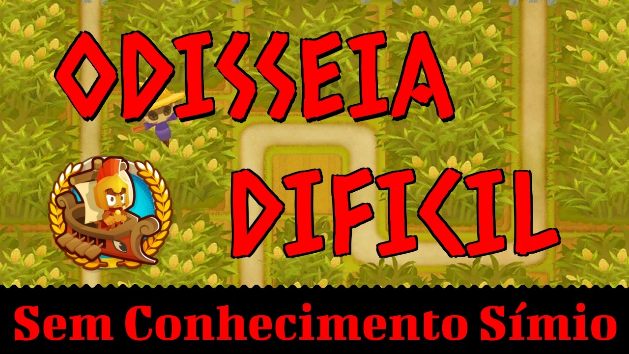 Achei que era pegadinha - Odisseia Difícil Sem Conhecimento Símio! BTD6 - Bloons TD 6
