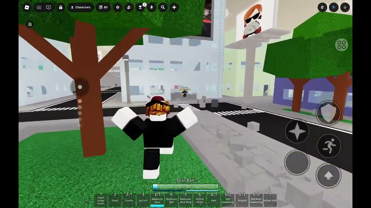 Test football custom character in JJS | Roblox | high FPS