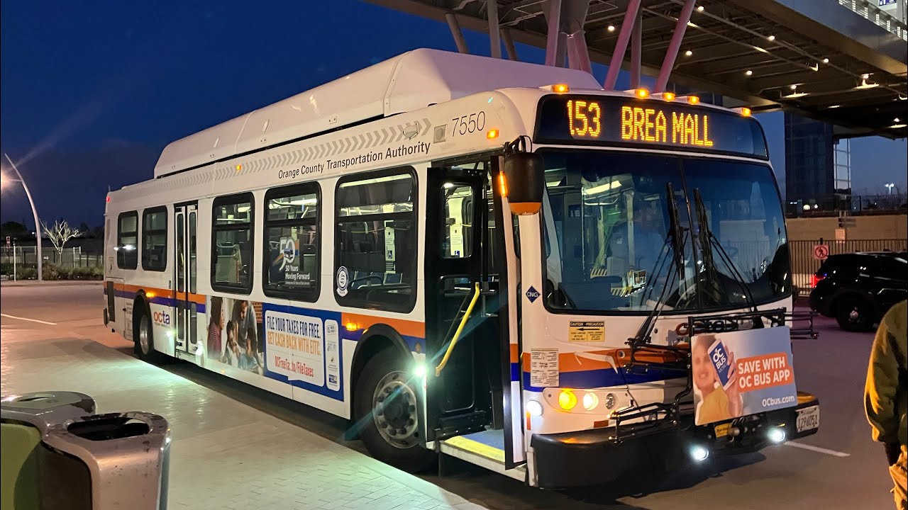 OCTA Route 153 Northbound: ARTIC to Brea Mall (Full Route)