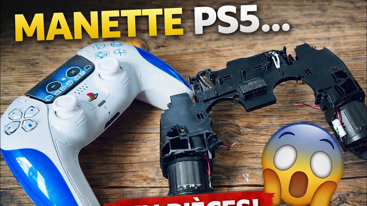 J&rsquo;ai re&ccedil;u une manette PS5 Astro Bot&hellip; compl&egrave;tement en pi&egrave;ces dans un carton ! 😅
