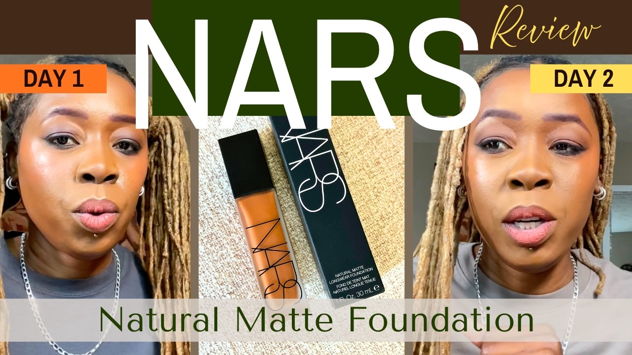 Is This the BEST Foundation EVER? | NEW NARS NATURAL MATTE LONGWEAR FOUNDATION TWO-DAY WEAR TEST