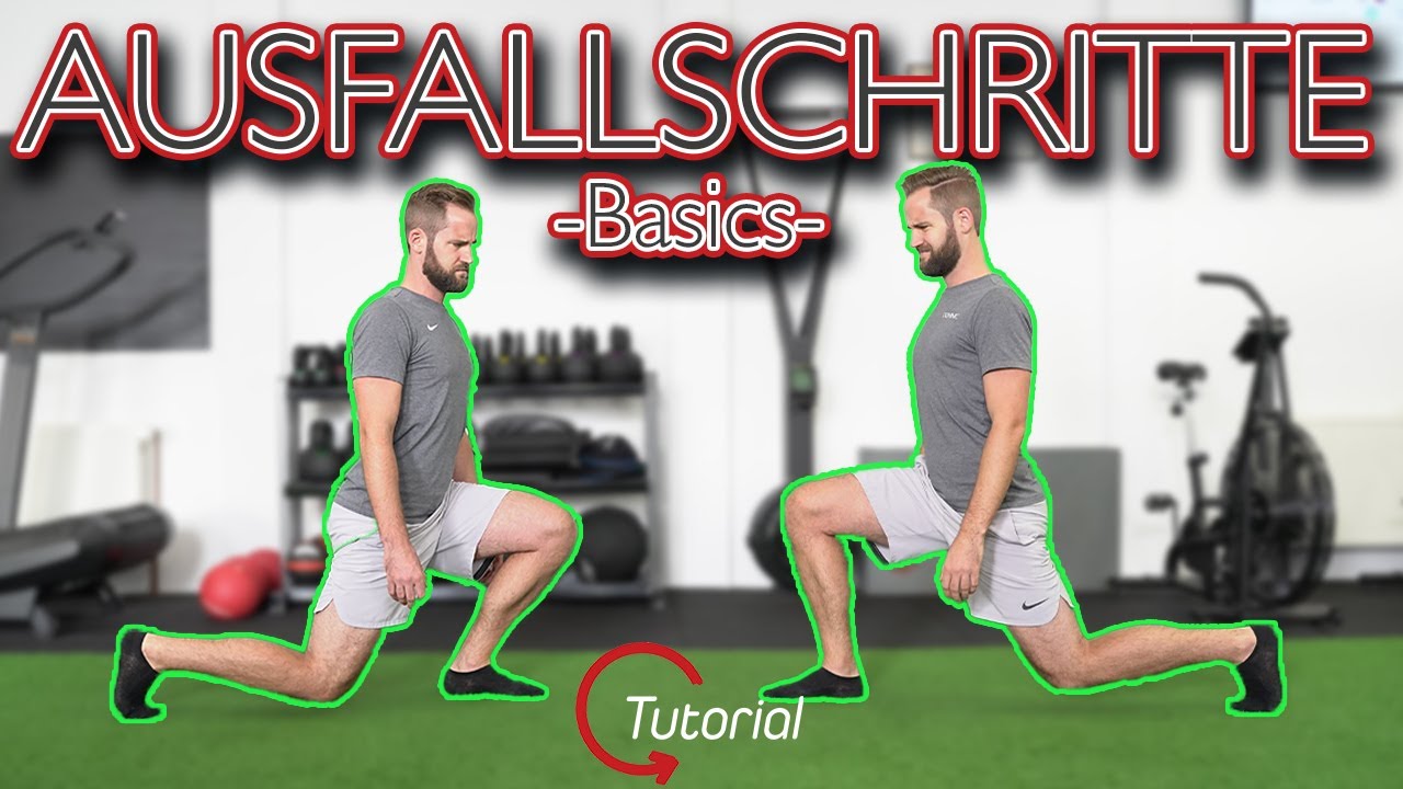 Ausfallschritte - Die Basics | Lunges Tutorial | Kernfit