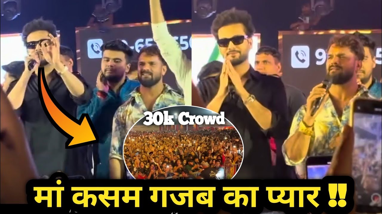 Elvish Yadav shocked When Bihari Fans Crazy For Elvish| Khesari Lal & Elvish Patna Holi Party! 