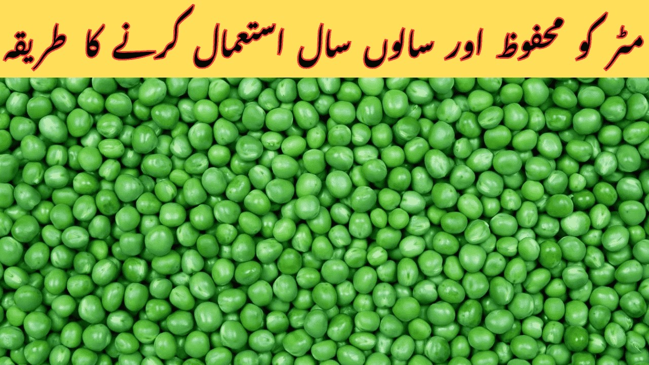 How To Save Green Peas/Mater For Months By Um Najaf|مٹر کو محفوظ کرنے کا آسان طریقہ |#kitchentips