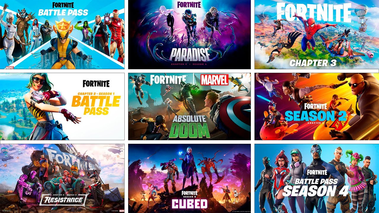 All Fortnite Season And Battle Pass Trailers (Season 1 - Season 31)