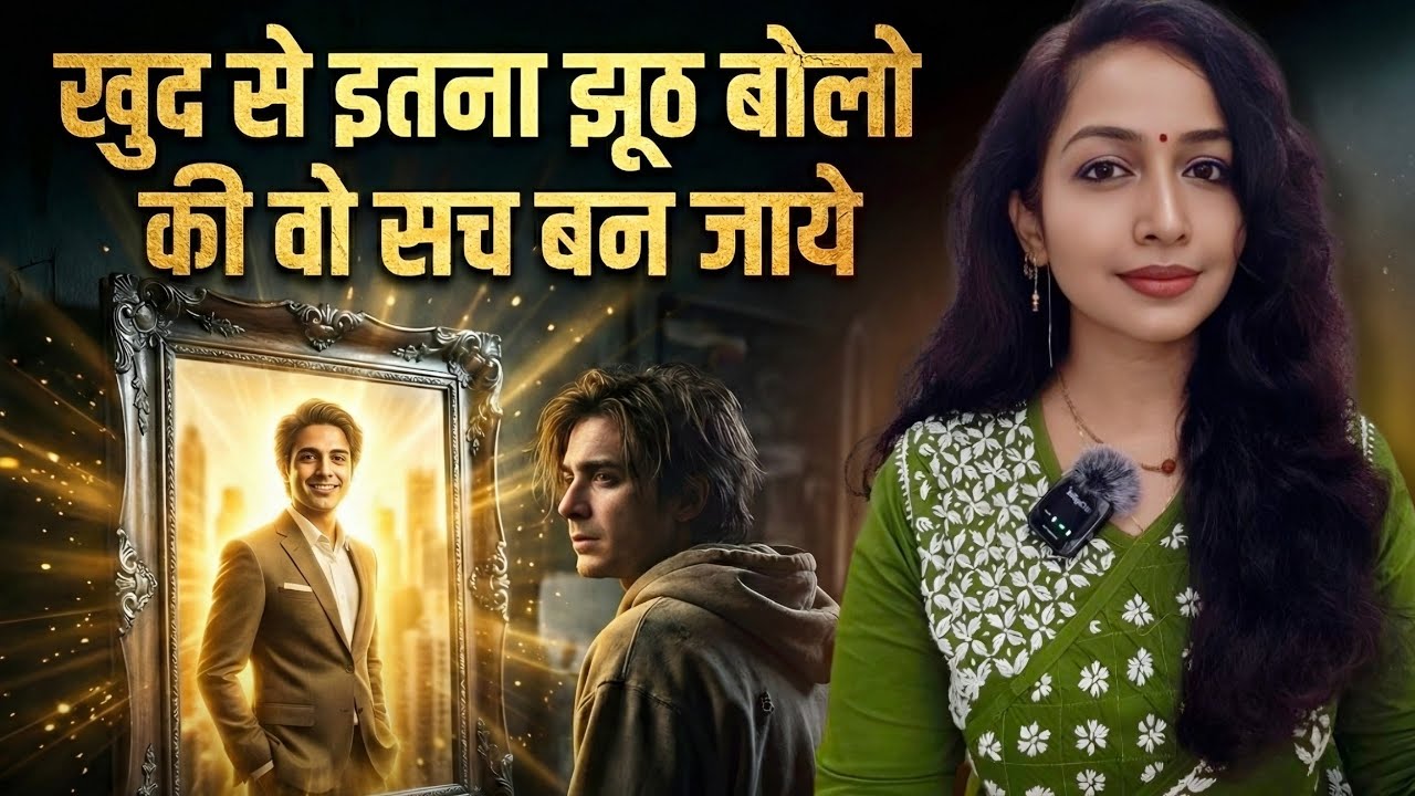 Khud se itna jhooth bolo ki wo sach ban jaye.. Awesome Manifestation ka majedar tareeka