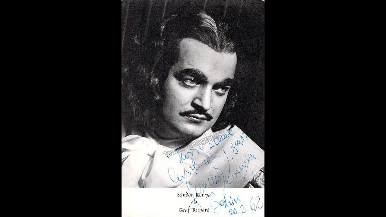 Recitativo e Aria di Riccardo ,Ballo in Maschera  Met 1965 Sándor Kónya