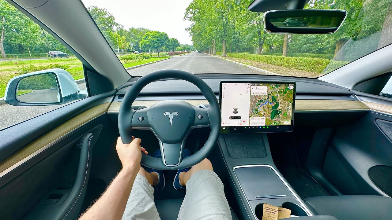 Тест-драйв Tesla Model Y RWD Standard Range от POV 2023