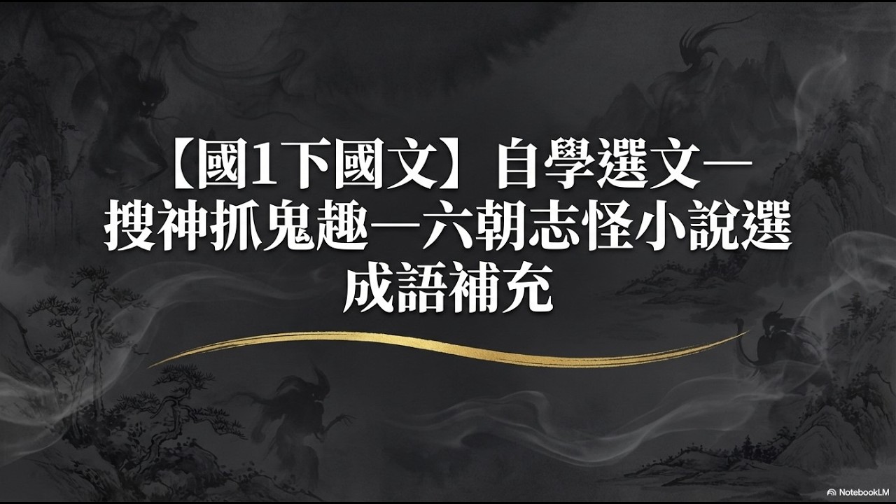 【國1下國文】自學選文一 搜神抓鬼趣—六朝志怪小說選 成語補充