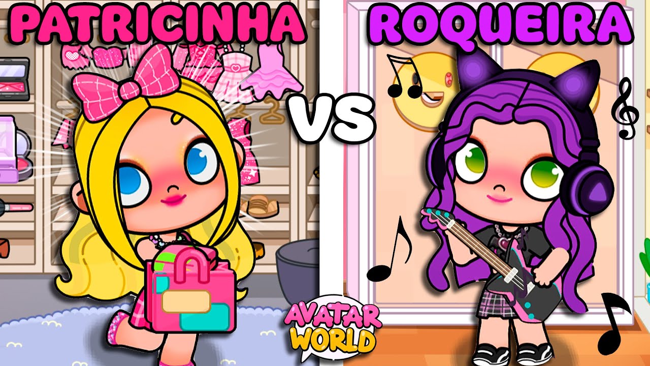 ROTINA PATRICINHA VS ROQUEIRA | HISTORINHAS AVATAR WORLD