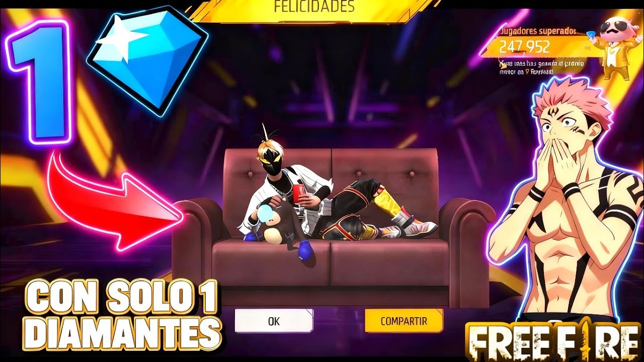🤯CON 1💎😱 COMO SACAR EL EMOTE YA EMPEZO MI PELICULA EN RULETA MAGICA EN FREE FIRE 😱