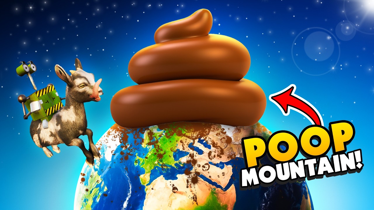 CRAZY Goat Destroys Earth with BIGGEST Poop In The Galaxy!