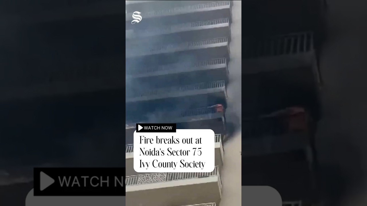 Noida Fire: Blaze at Ivy Country Society, SDRF on Spot | CM Yogi Takes Cognisance