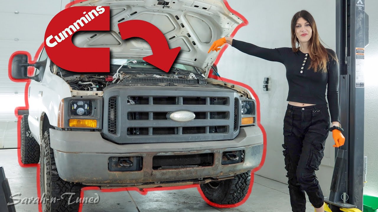 Создаём идеальный рабочий грузовик // Замена Cummins на F350