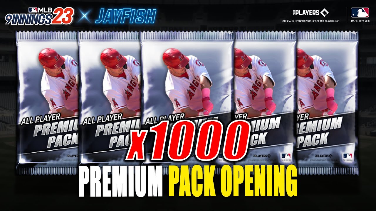 MLB 9 Innings | 1000 Premium Player Pack Opening | Live Stream