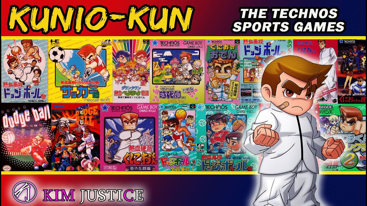 A Look at ALL the Kunio-kun Technos Japan Sports Games | Kim Justice