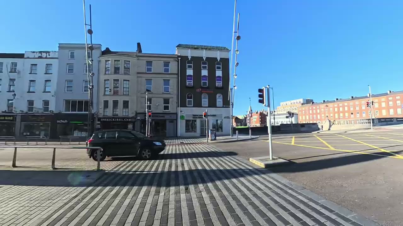 Christmas day cycle in cork city