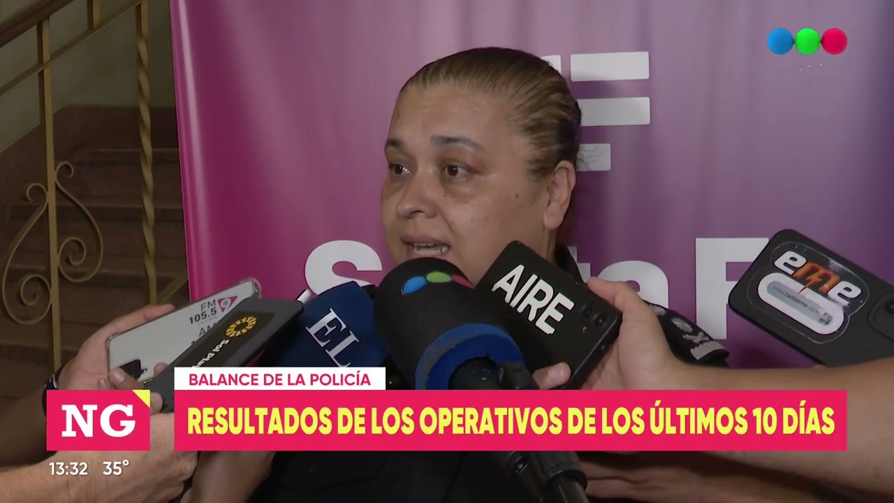 Resultados positivos tras operativos policiales en los últimos días en Santa Fe
