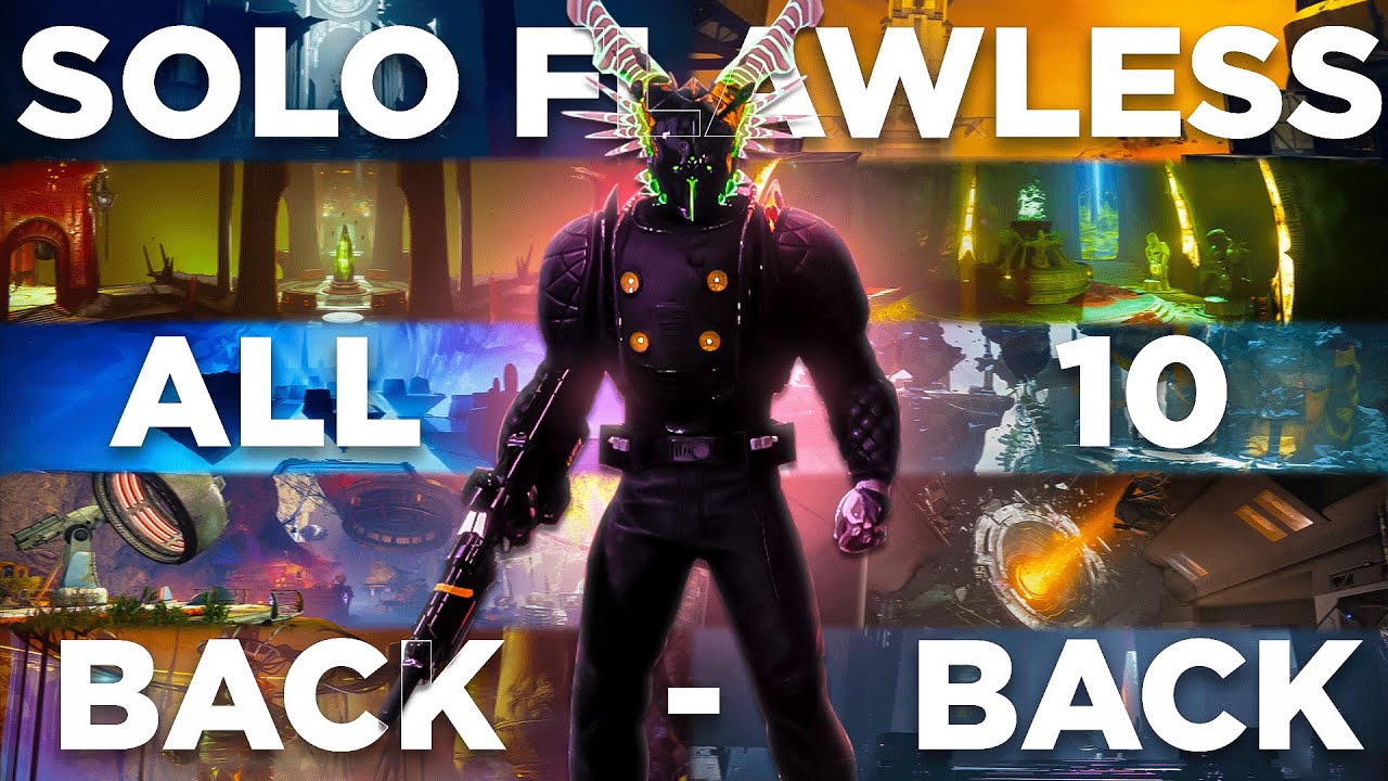 Solo Flawless All 10 Dungeons Back-To-Back In Release Order