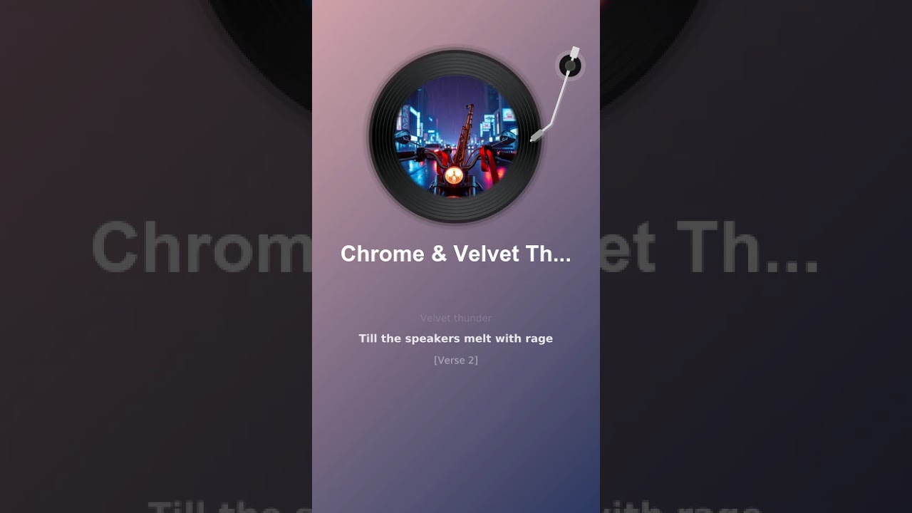 Chrome & Velvet Thunder - 2026 metal