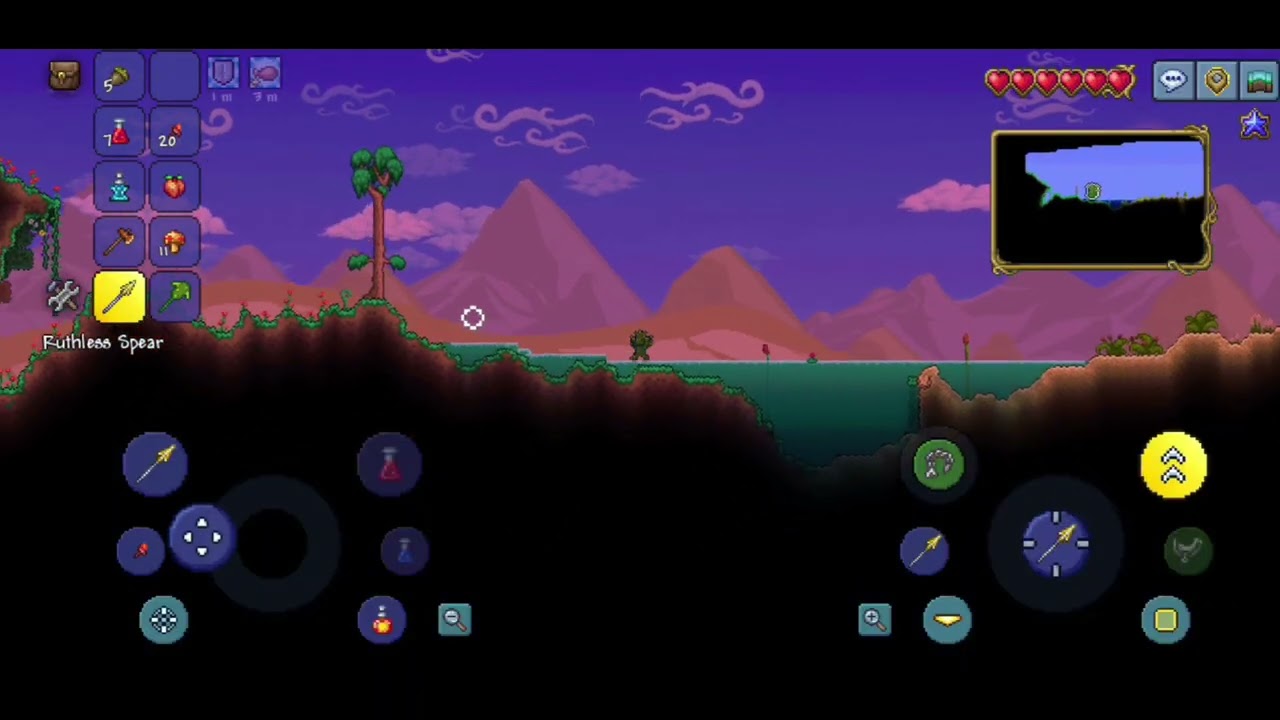 Trying to beat Mastery Hardcore Terraria Ep.5 (fixed)