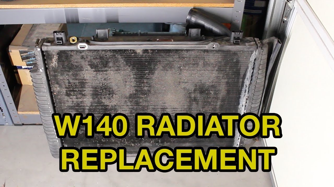 Mercedes-Benz W140 Radiator Replacement (S320)