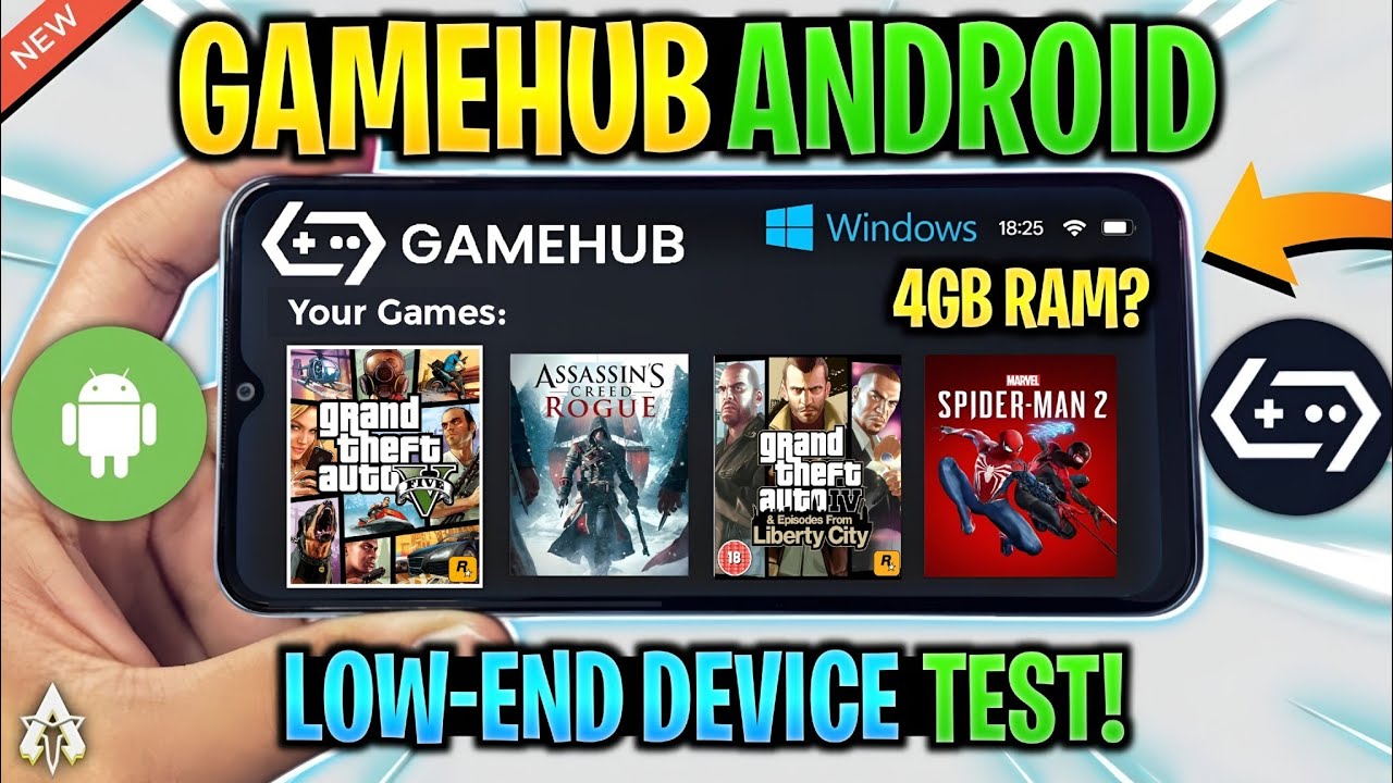 🔥 Тестирование эмулятора GameHub для Android на *слабом* устройстве! (Тест игрового процесса) Эму...
